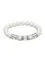 Браслет из белой ювелирной керамики с рунами Турисаз, Тейваз и Турисаз - Максимальная защита