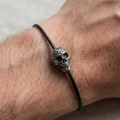 Бусина Череп Polynesian Tribal skull