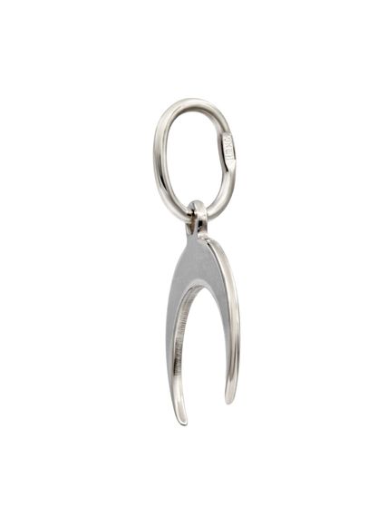 Фото подвески Лунница из серебра, вид на пробу.