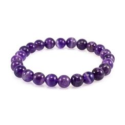 Браслет из бусин аметиста