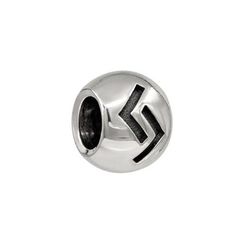 Шарм с руной Йера - подвеска из серебра 925 пробы скандинавский оберег