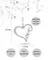 Контур сердца Love подвеска из серебра 925 пробы, инфографика Размеры