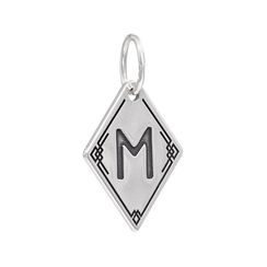 Подвеска Руна Эваз - кулон из серебра 925