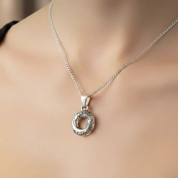 Алжирский узел любви большой из серебра 925, живое фото 1