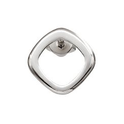 Серьги-пусеты Квадрат скругленный из серебра 925 пробы