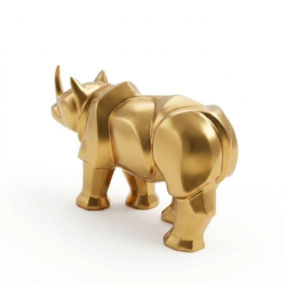 Статуэтка Носорог - фигурка из бронзы, фото 5