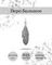 Подвеска Перо большое из серебра 925 пробы, фото с инфографикой