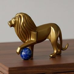 Статуэтка Лев - фигурка из бронзы