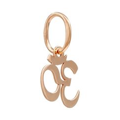 Подвеска Мантра Ом - кулон из золота 585