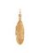 Купить подвеску в виде серебряного пера с позолотой с бесплатной доставкой по России.