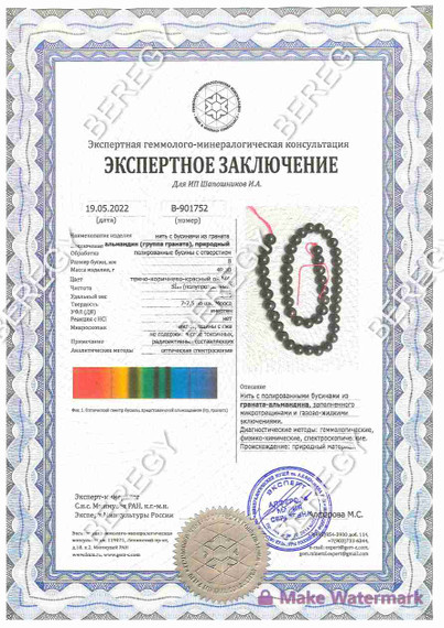 Браслет из граната, заключение