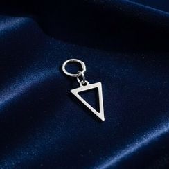 Треугольник - подвеска на серьги из серебра 925 пробы