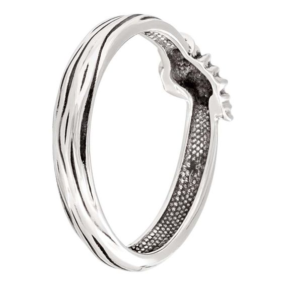 Кольцо Узел из серебра 925 пробы, вид 4