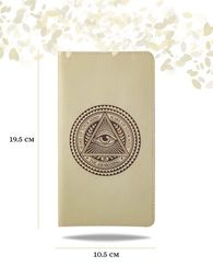 Кошелек Всевидящее Око молочная кожа