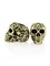 Изображение двух бронзовых шармов Tribal Skull расположенные перпендикулярно друг другу.