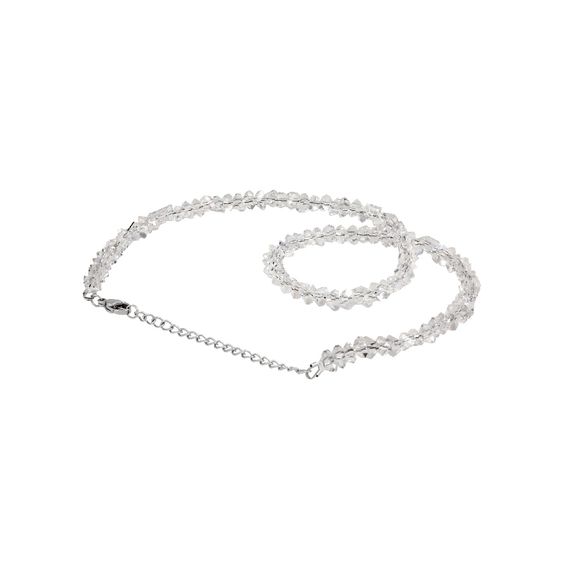 Чокер из имитации светлого хрусталя 6 мм, вид 2