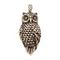 Сова - подвеска из бронзы