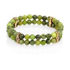 Браслет Всевидящее Око из Бронзы Двойной с серпентином 6 мм