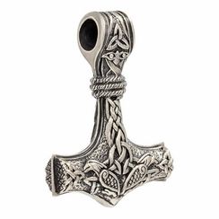 Молот Тора большой - подвеска из мельхиора