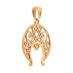 Подвеска Лунница Лады из золота