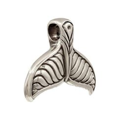 Хвост Кита - подвеска из мельхиора