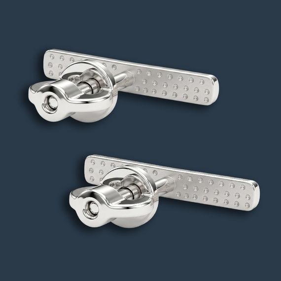 Серьги-пусеты Палочка из серебра 925 пробы, фото 3