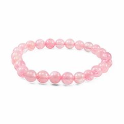 Браслет из розового кварца