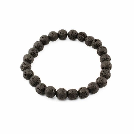 Фотография браслета из лавы вид сверху