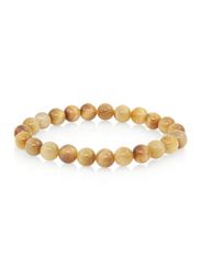 Браслет из камней золотого тигрового глаза