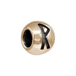 Шарм с руной Райдо - бусина для браслета из бронзы