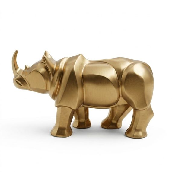 Статуэтка Носорог - фигурка из бронзы, фото 1