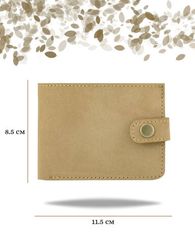 Портмоне классическое светло-коричневый нубук 05059