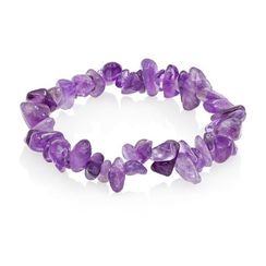 Браслет из натурального Аметиста - галтовка