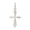 Крестик - подвеска из серебра, вид сзади