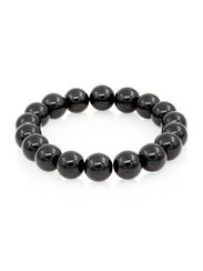 Браслет из камней турмалина шерл 10 мм