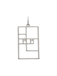 Подвеска Мона Лиза из серебра