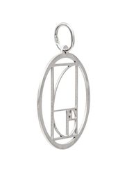 Золотое сечение в круге подвеска из серебра