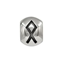 Шарм с руной Одал - подвеска из серебра 925 пробы скандинавский оберег