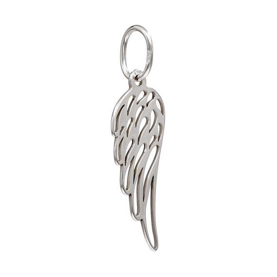 Подвеска Крыло птицы - кулон из серебра 925 пробы, вид 2