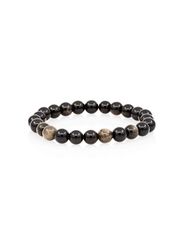 Браслет из обсидиана