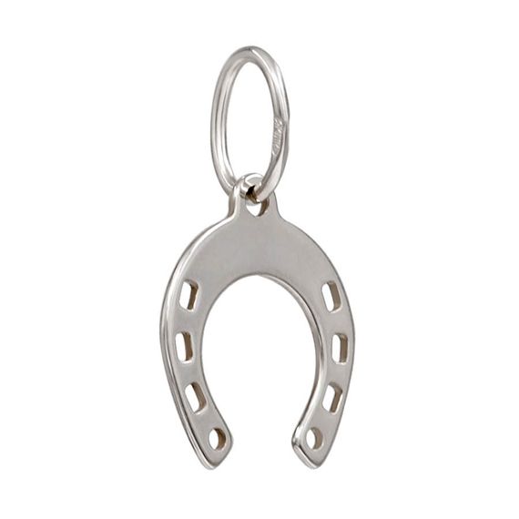 Подвеска Подкова - кулон из серебра 925 пробы, вид 2