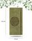 Фото функционального кошелька Цветок жизни из зеленой кожи Инфографика Размеры