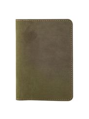 Обложка для паспорта classic зеленый нубук