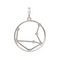 Подвеска на шею Созвездие Весы Знак зодиака серебро с фианитами, фото 2