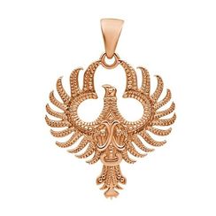Феникс подвеска из золота