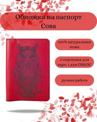 Обложка Мудрая сова красная
