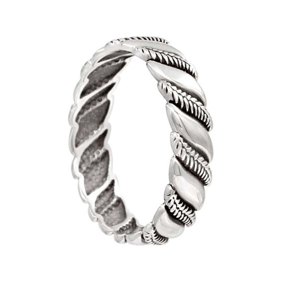 Кольцо Плетение из серебра 925 пробы, вид 1