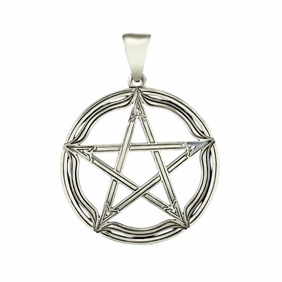 Купите подвеску Пентаграмма из серебра.