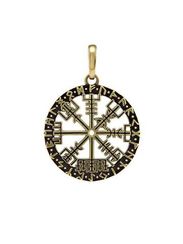 Вегвизир кулон из бронзы или мельхиора