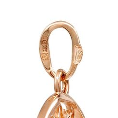 Подвеска Алатырь малый - кулон из золота 585 односторонний